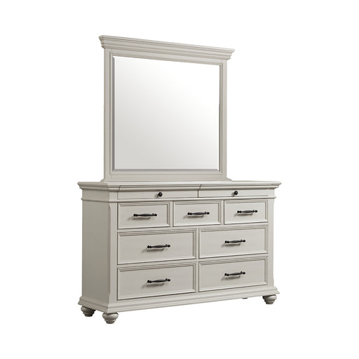 Slater 9-Drawer Dresser with Mirror - Venta Furnishings (San Antonio,TX)