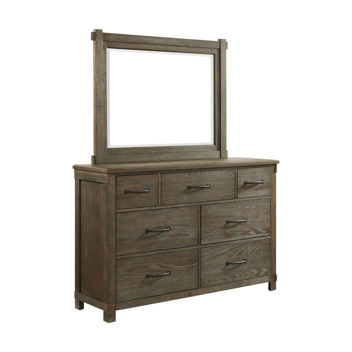 Scott 7-Drawer Dresser with Mirror Set - Venta Furnishings (San Antonio,TX)