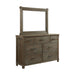 Scott 7-Drawer Dresser with Mirror Set - Venta Furnishings (San Antonio,TX)
