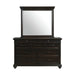 Slater Dresser & Mirror Set Black - Venta Furnishings (San Antonio,TX)