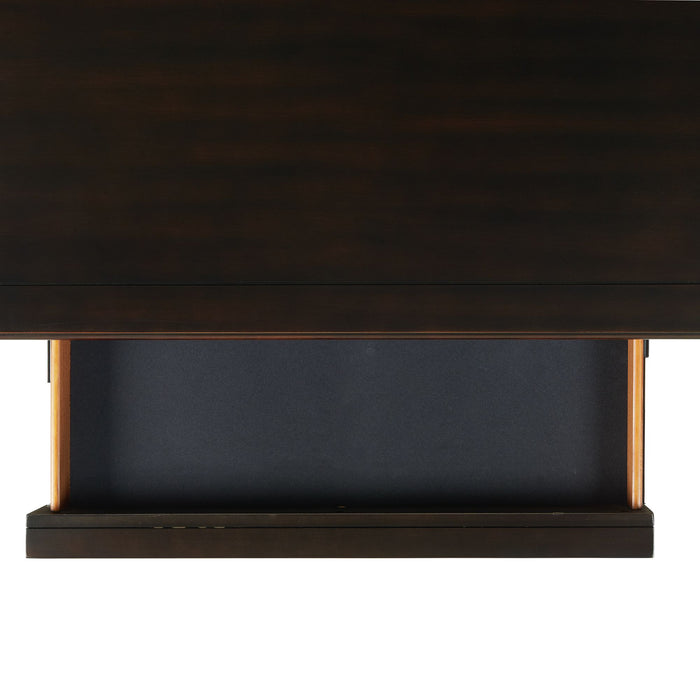 Slater Dresser & Mirror Set Black - Venta Furnishings (San Antonio,TX)