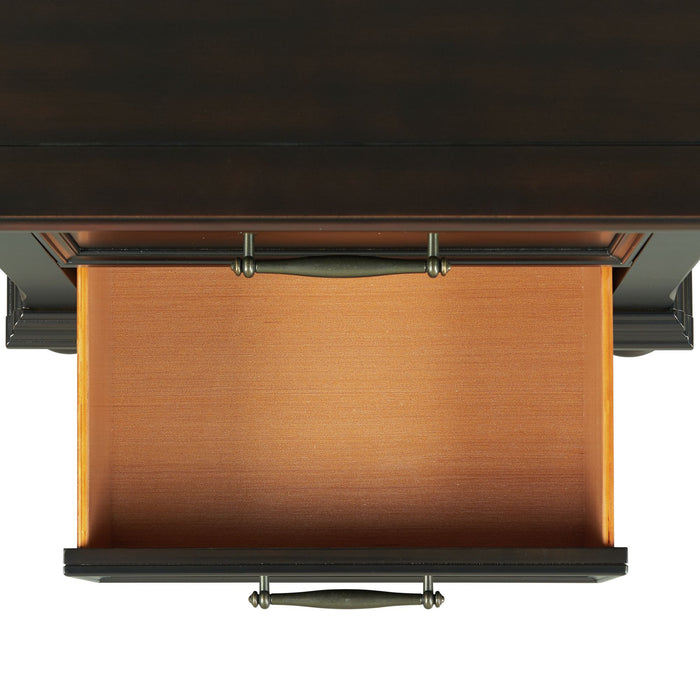 Slater Dresser & Mirror Set Black - Venta Furnishings (San Antonio,TX)