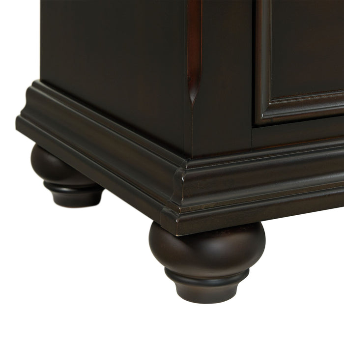Slater Dresser & Mirror Set Black - Venta Furnishings (San Antonio,TX)