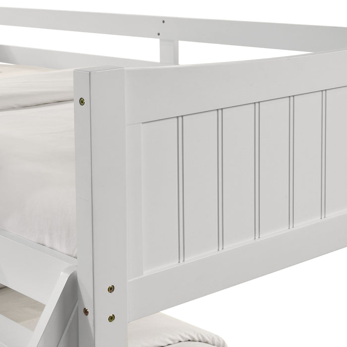 Sami Over Bunk White - Venta Furnishings (San Antonio,TX)