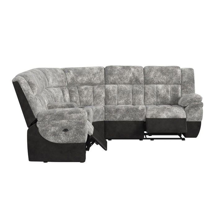 Santorini RHF Power Motion Recliner in Dillon/Shire Grey