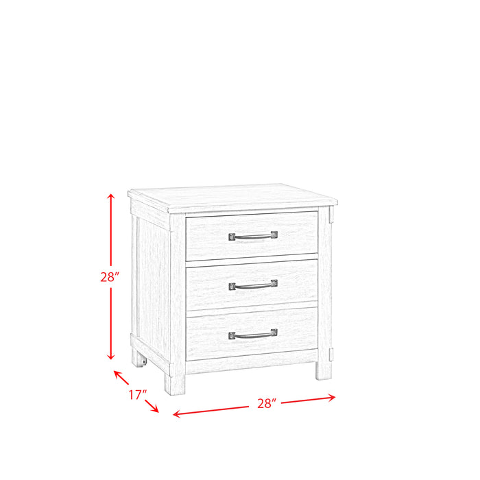 Scott Nightstand W/USB Dark Finish