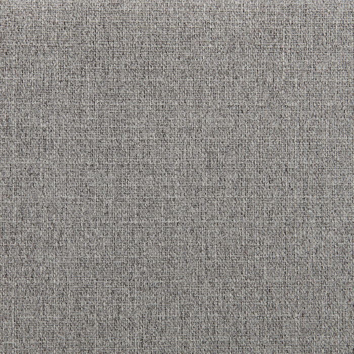 Seneca Counter Bench with Upholstered Back and Grey Fabric
