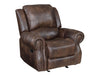 Steve Silver Navarro Manual Glider Recliner in Saddle Brown image