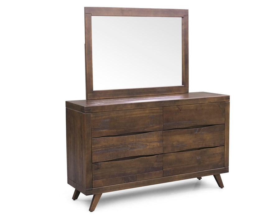 Steve Silver Pasco 6 Drawer Dresser in Cocoa - Venta Furnishings (San Antonio,TX)