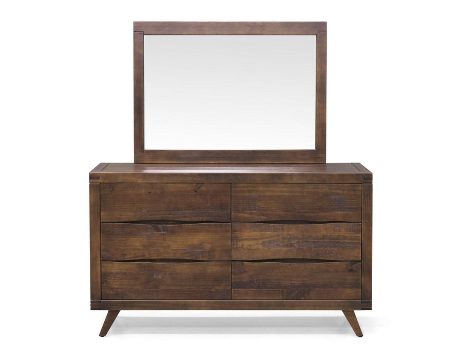 Steve Silver Pasco 6 Drawer Dresser in Cocoa