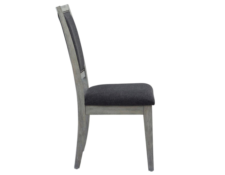 Steve Silver Whitford Side Chair in Grey (Set of 2)