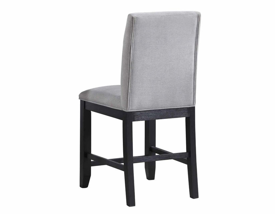 Steve Silver Yves Counter Chair in Rubbed Charcoal (Set of 2) - Venta Furnishings (San Antonio,TX)