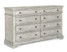 Steve Silver Highland Park 8 Drawer Dresser in Cathedral White image