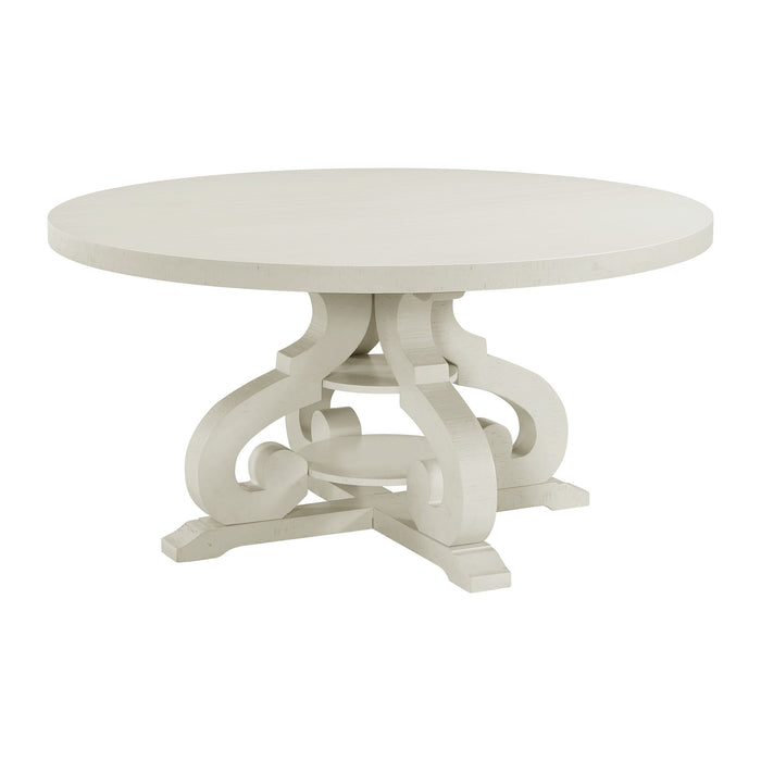 Stone Round Dining Table W/PU Base