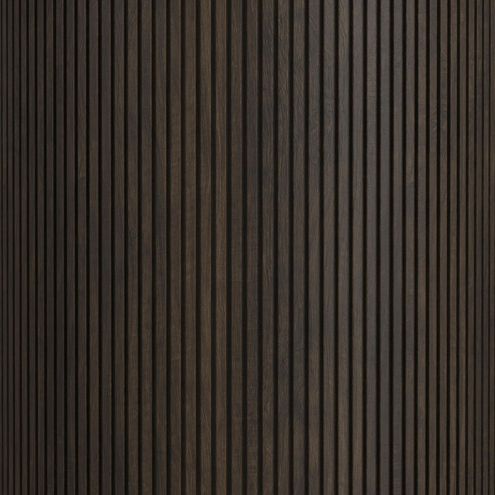 Sylvie Round Coffee Table with White Faux Marble Top and Base in Dark Brown