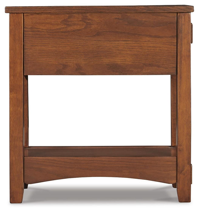 Breegin Chairside End Table - Venta Furnishings (San Antonio,TX)