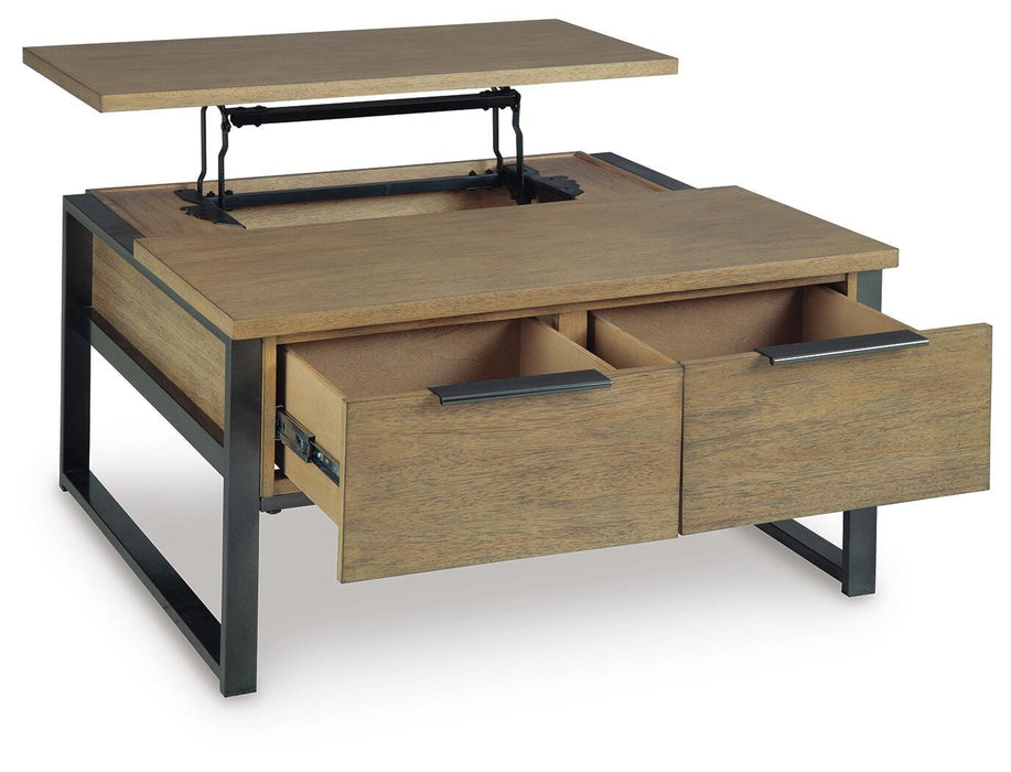 Montia Lift-Top Coffee Table - Venta Furnishings (San Antonio,TX)