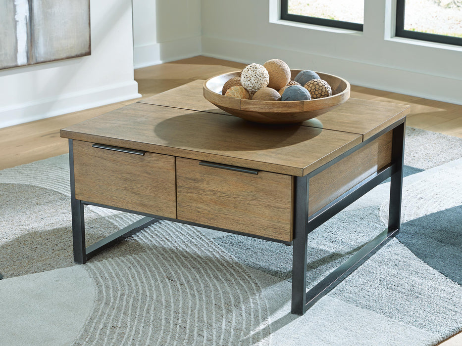 Montia Lift-Top Coffee Table - Venta Furnishings (San Antonio,TX)