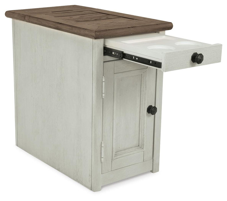 Bolanburg Chairside End Table with USB Ports & Outlets - Venta Furnishings (San Antonio,TX)