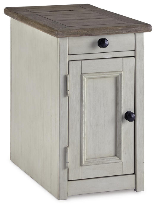 Bolanburg Chairside End Table with USB Ports & Outlets - Venta Furnishings (San Antonio,TX)