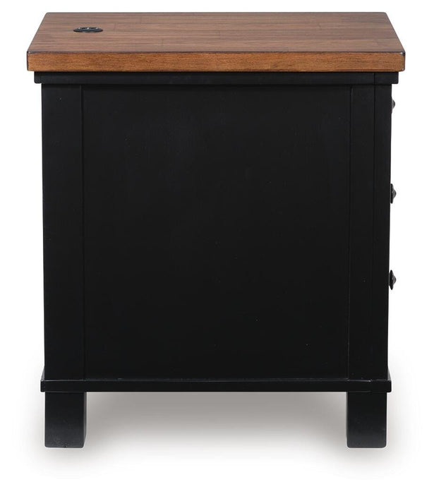 Wildenauer Chairside End Table - Venta Furnishings (San Antonio,TX)