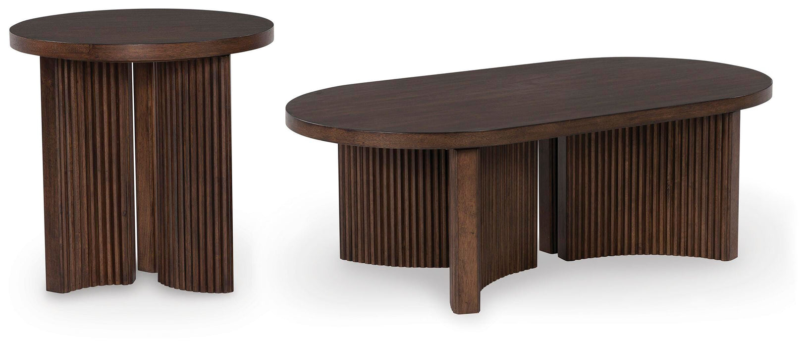 Korestone Occasional Table Set - Venta Furnishings (San Antonio,TX)