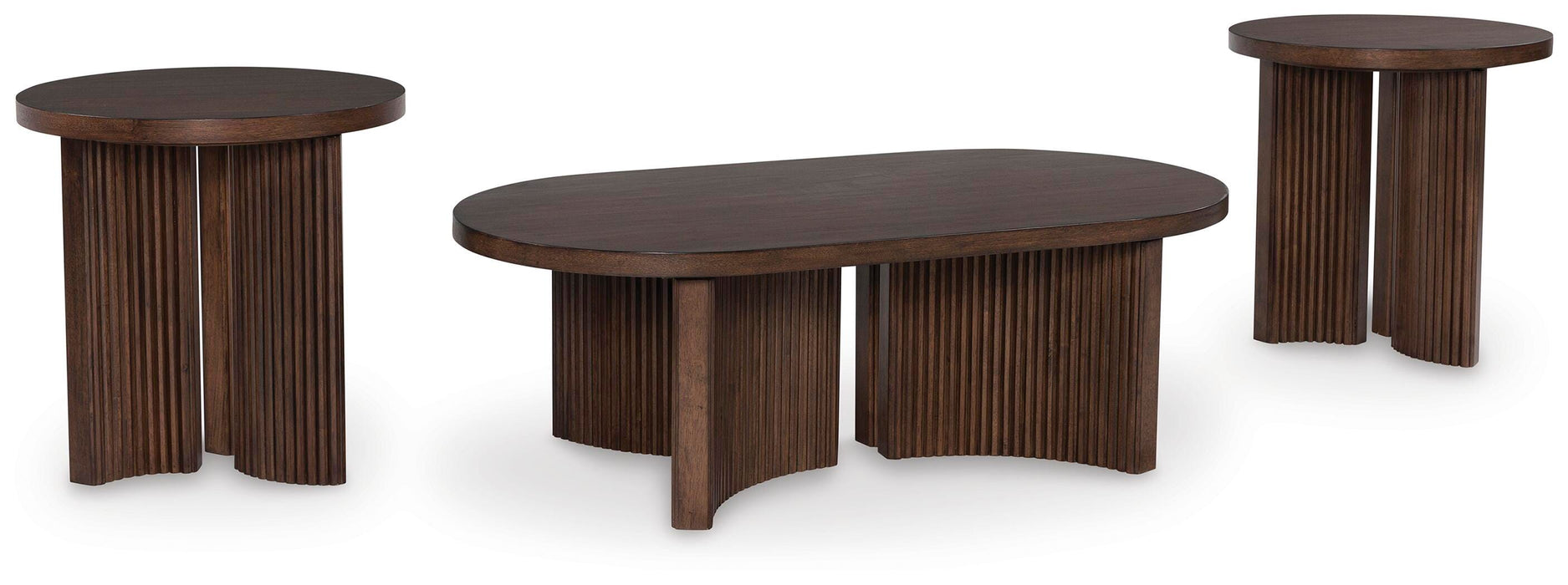 Korestone Occasional Table Set - Venta Furnishings (San Antonio,TX)