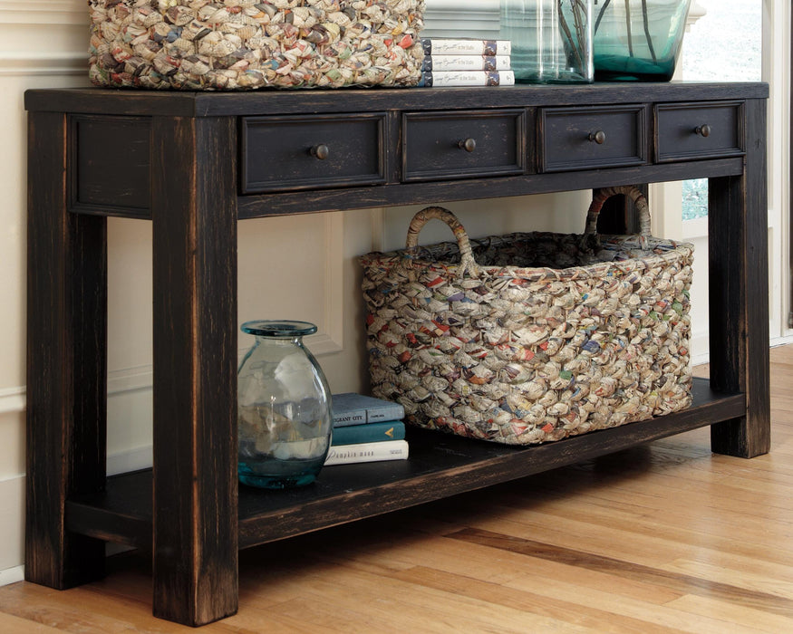 Gavelston Sofa/Console Table - Venta Furnishings (San Antonio,TX)