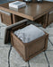 Boardernest Coffee Table with 4 Stools - Venta Furnishings (San Antonio,TX)