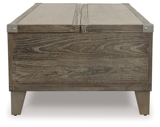 Chazney Coffee Table with Lift Top - Venta Furnishings (San Antonio,TX)