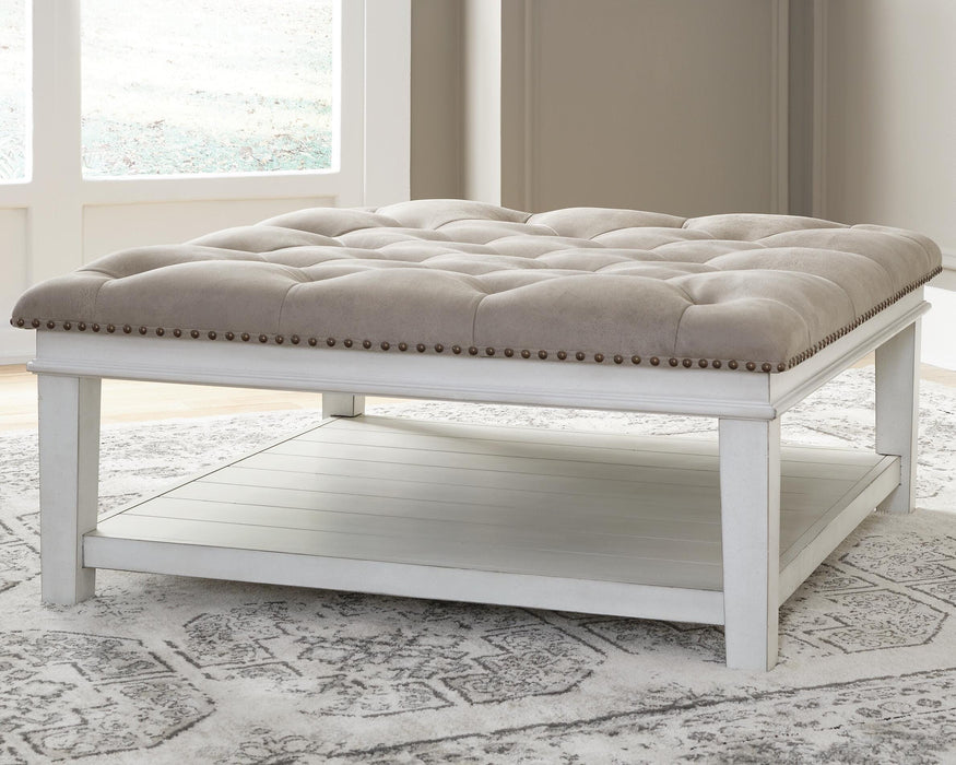 Kanwyn Upholstered Ottoman Coffee Table - Venta Furnishings (San Antonio,TX)