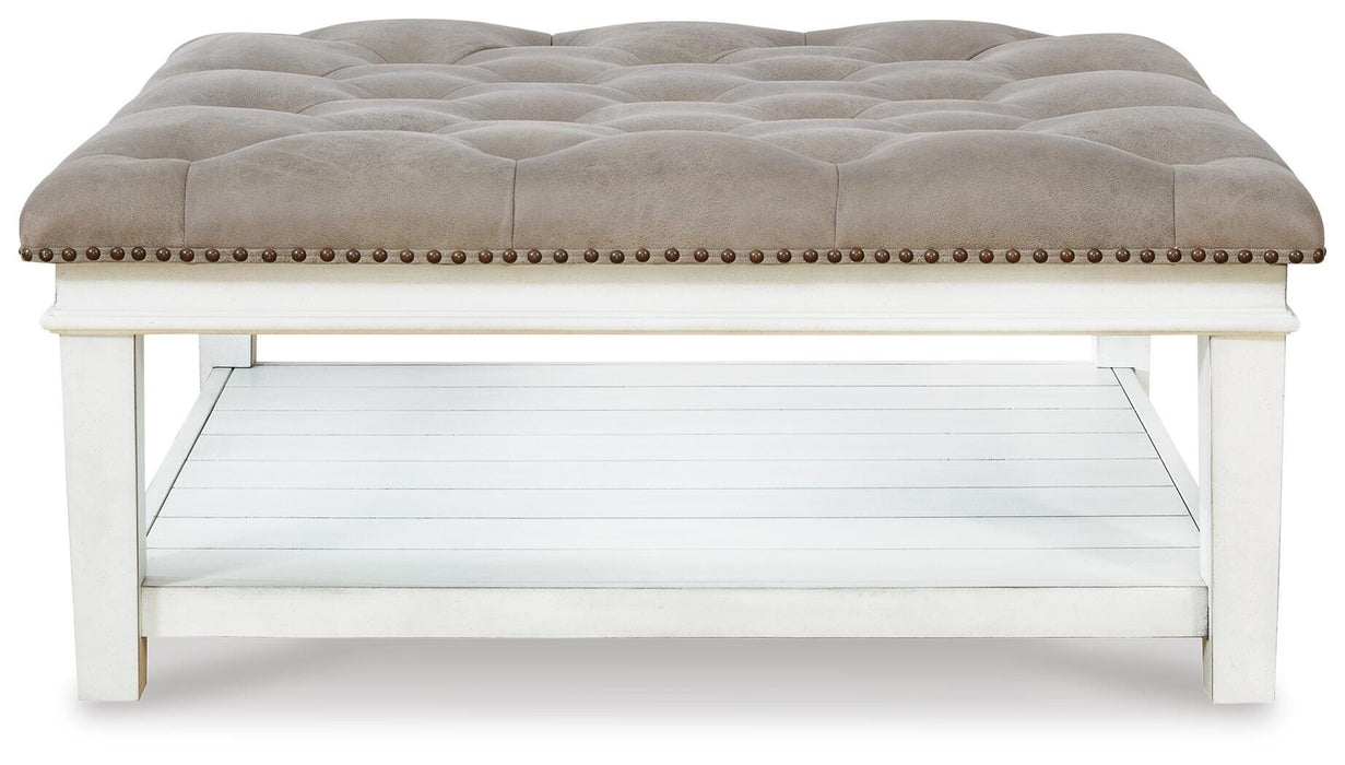 Kanwyn Upholstered Ottoman Coffee Table - Venta Furnishings (San Antonio,TX)