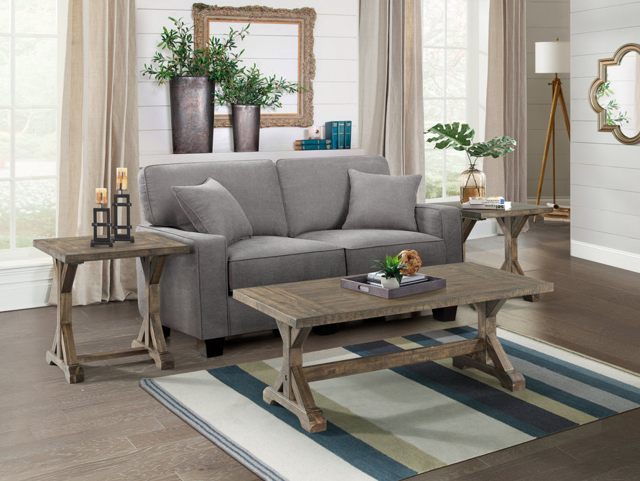 Finn Trestle Base End Table - Venta Furnishings (San Antonio,TX)