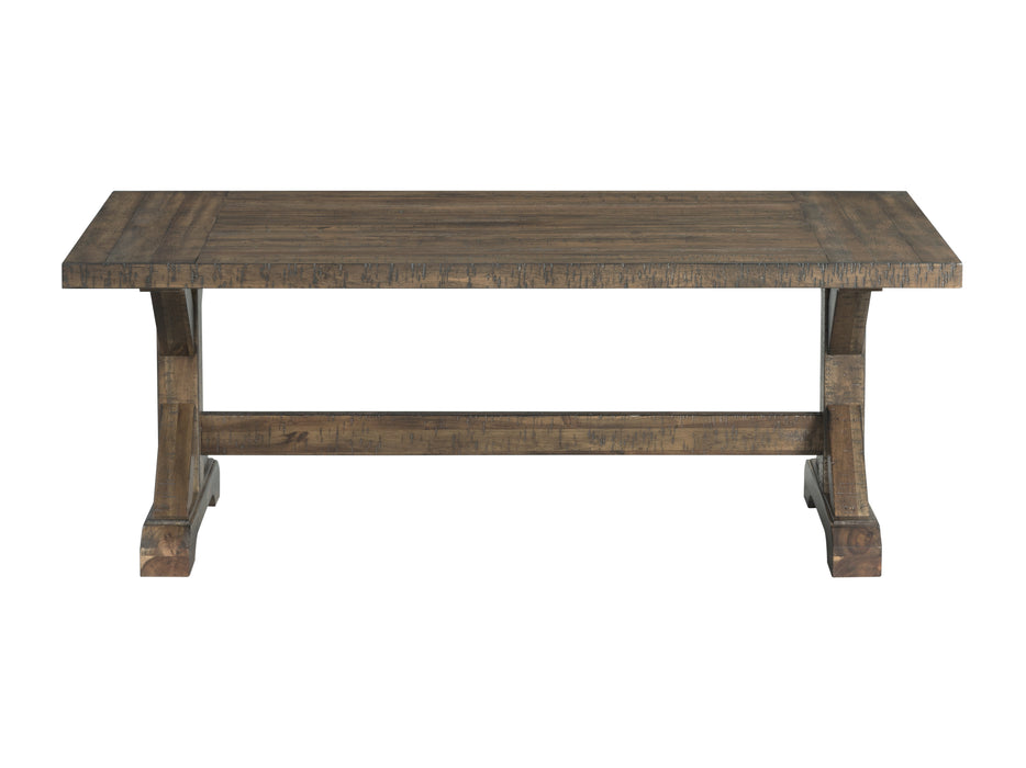 Finn Trestle Base Coffee Table - Venta Furnishings (San Antonio,TX)