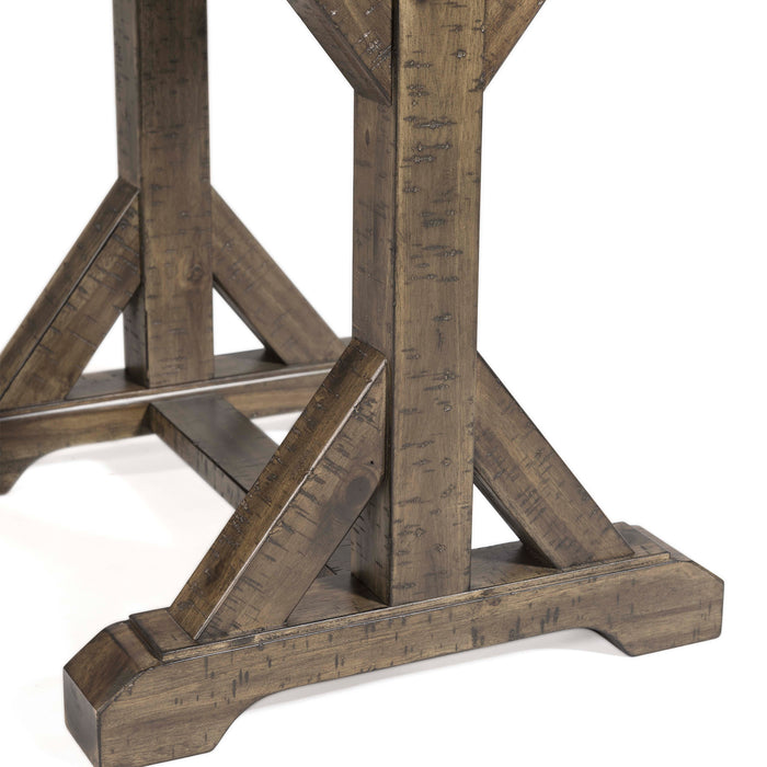 Finn Trestle Base End Table - Venta Furnishings (San Antonio,TX)