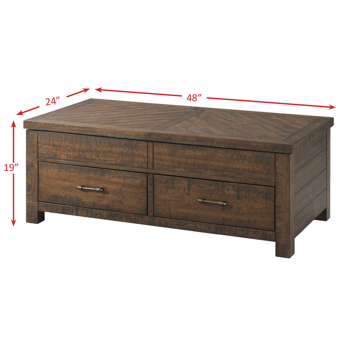 Jax Coffee Table W/Lift Top - Venta Furnishings (San Antonio,TX)