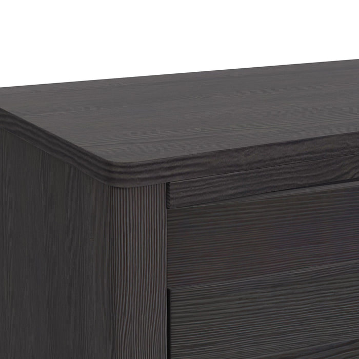 Tobias 5-Drawer Chest in Black