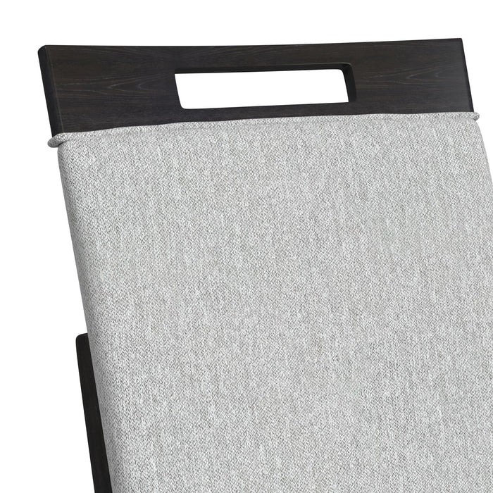 Transcend Counter Side Chair with Light Grey Fabric in Charcoal (2 Per Carton)