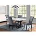 Tuscany 5PC Standard Height Dining Set-Table & Four Chairs - Venta Furnishings (San Antonio,TX)