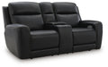 5Z-Comfort Power Reclining Loveseat with Console - Venta Furnishings (San Antonio,TX)