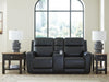 5Z-Comfort Power Reclining Loveseat with Console - Venta Furnishings (San Antonio,TX)
