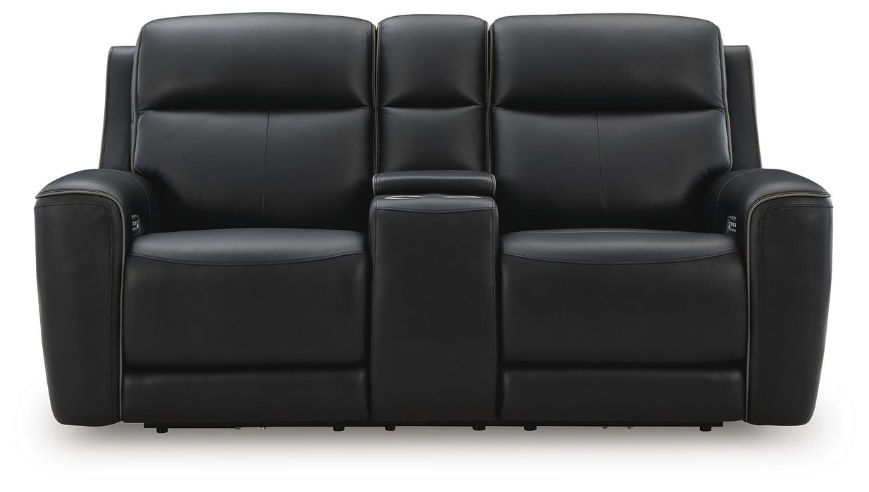 5Z-Relaxation Power Reclining Loveseat with Console - Venta Furnishings (San Antonio,TX)