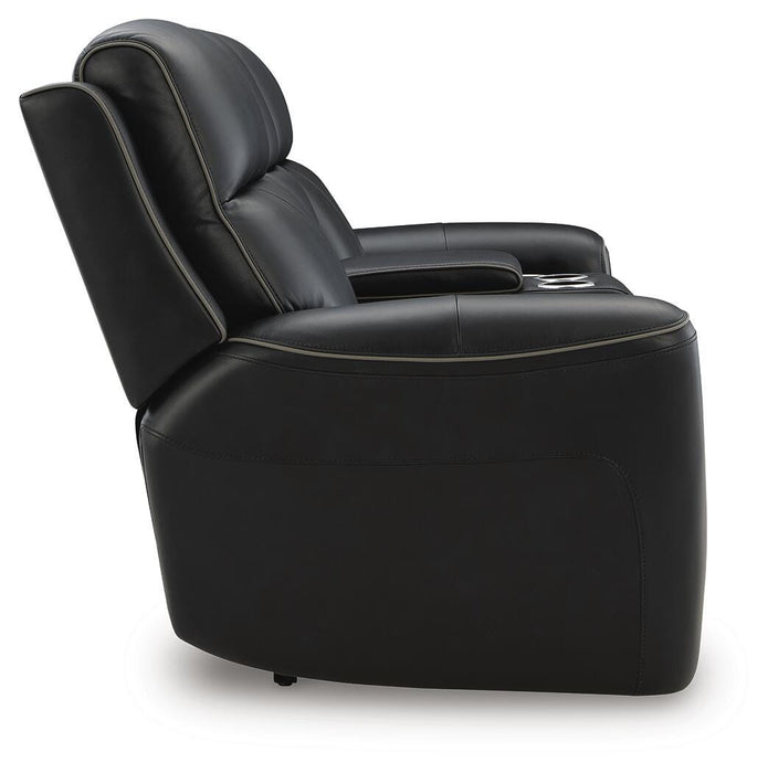 5Z-Relaxation Power Reclining Loveseat with Console - Venta Furnishings (San Antonio,TX)