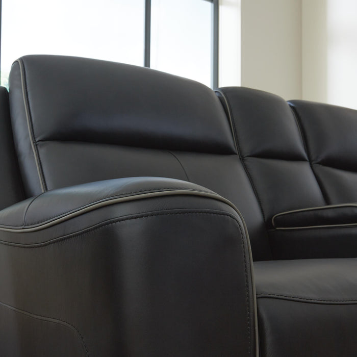 5Z-Comfort Power Reclining Loveseat with Console - Venta Furnishings (San Antonio,TX)