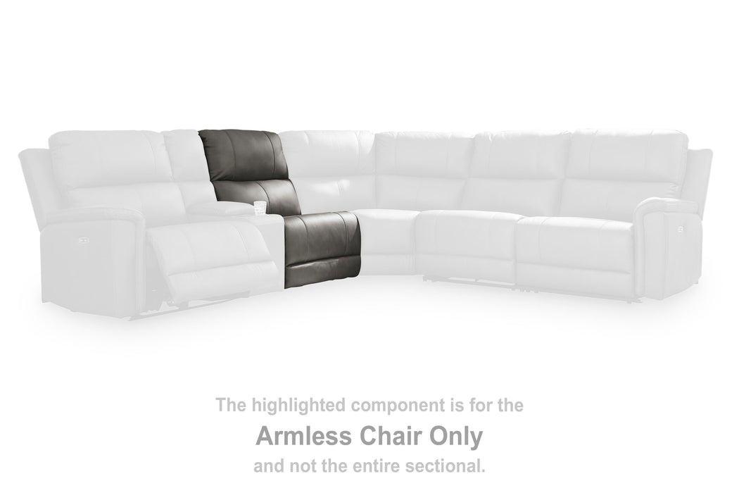 Bleckley Power Reclining Sectional - Venta Furnishings (San Antonio,TX)
