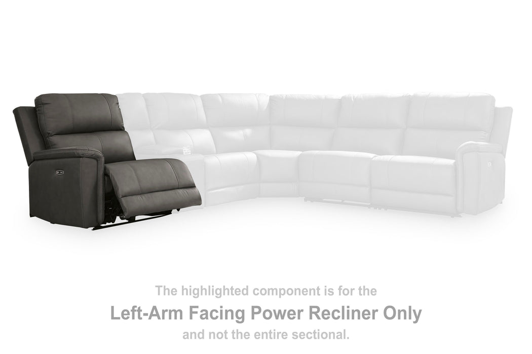 Bleckley Power Reclining Sectional - Venta Furnishings (San Antonio,TX)