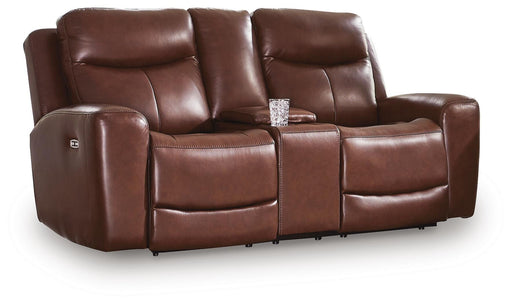 Next Move Power Reclining Loveseat with Console - Venta Furnishings (San Antonio,TX)