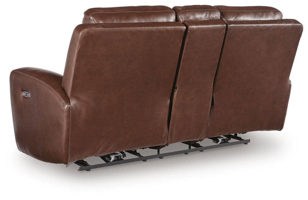 Next Move Power Reclining Loveseat with Console - Venta Furnishings (San Antonio,TX)