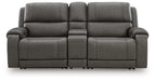 5Z - Pittson Power Reclining Sectional Loveseat with Console - Venta Furnishings (San Antonio,TX)
