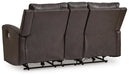 Boxmere Power Reclining Loveseat with Console - Venta Furnishings (San Antonio,TX)